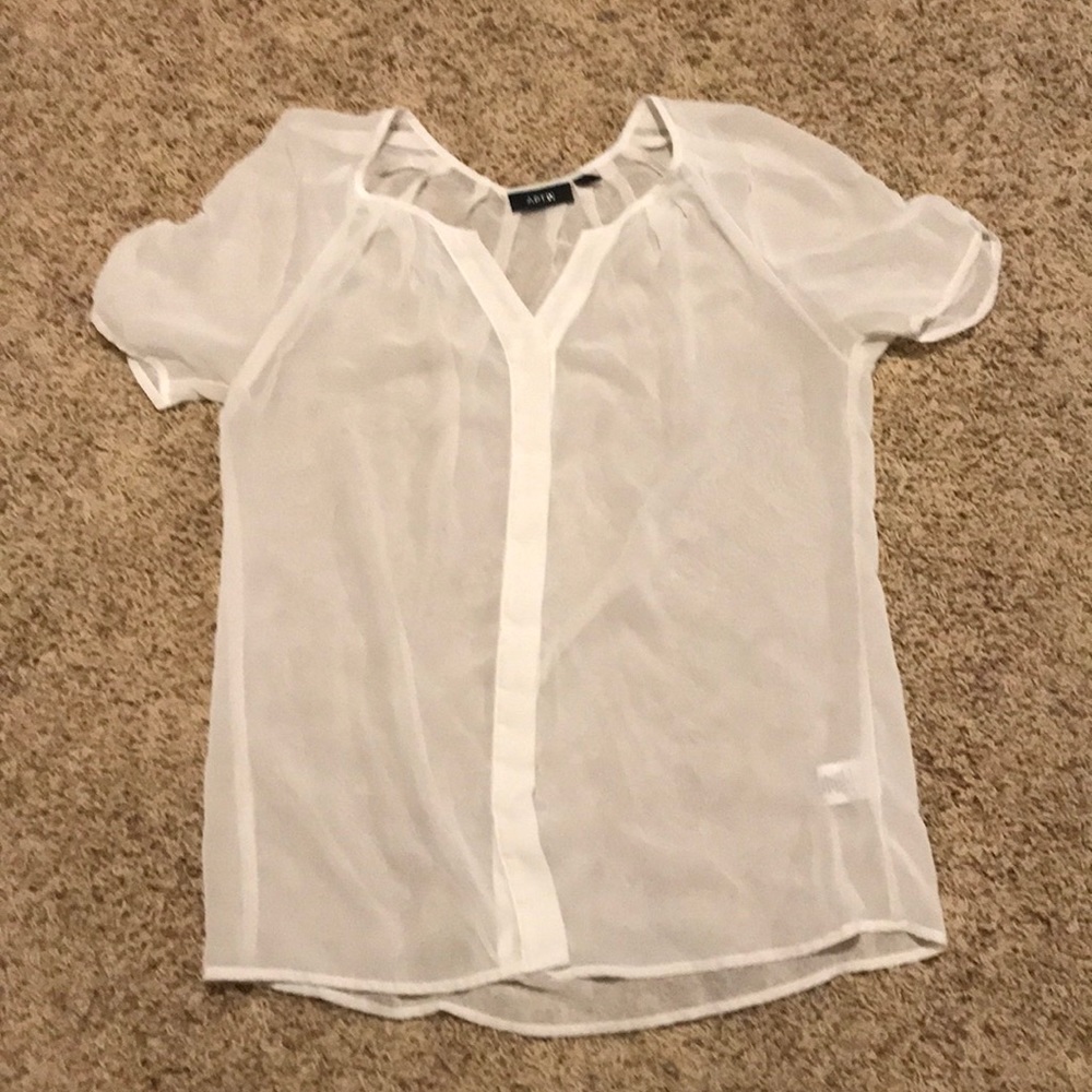 Shear dress blouse